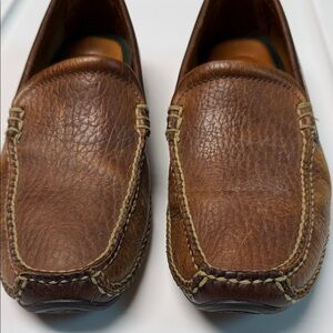 Classic Brown Leather Men's Driving Mocs